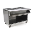 image of Eagle Group SPHT4OB-208-3 63" Spec-Master® Sealed Well Hot Food Table, (4) Pan Capacity