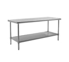image of Eagle Group T24144SEM 144" Stainless Steel Top 133" - Work Table