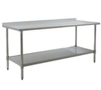 image of Eagle Group UT2484SEB 84" Stainless Steel Top 73" - Work Table