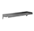 image of Eagle Group WS1248-14/3 14 Gauge Stainless Steel Wall Mounted Shelf - 48" x 12"