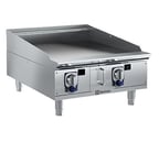 image of Electrolux Professional 169112 24" Countertop Thermostatic Gas Griddle, 1" Steel Plate, 52.000 BTU