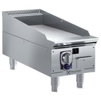 image of Electrolux Professional 169181 12" Countertop Thermostatic Gas Griddle, Chrome Plated, 26.000 BTU