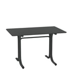 image of emu 1157 Rectangular Outdoor Table System, 47.5 Lbs - 48" x 30" x 29"H, Round Edge