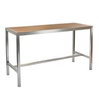 image of emu A1550 Rectangular Bar Height Outdoor Sid Community Table - 28" x 72" x 42"H