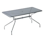 image of emu 809 Rectangular Indoor/Outdoor Drink Table w/ Umb. Hole - 64" x 32" x 29-1/2"H
