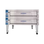 image of Bakers Pride EP-2-8-5736 74" Double Deck Electric Pizza Oven