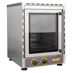 image of Equipex FC-280V/1 Single-Deck Electric Convection Oven w/ Thermostatic Controls, Quarter-Size