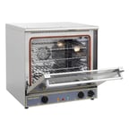 image of Equipex FC-60QC Single-Deck Half-Size Electric Convection Oven w/ Thermostatic Controls