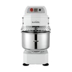 image of Eurodib USA LM20T Spiral Dough Mixer with 20 qt Fixed Bowl, Single Speed, 17.5 lbs Dough Capacity