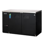 image of Everest EBB59 57" Two Section Back Bar Cooler with Solid Door, 20.0 cu. ft.