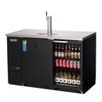 image of Everest EBD2-BBG-24 57" Back Bar & Direct Draw Keg Refrigerator Combo, 1 Keg