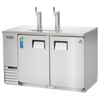 image of Everest EBD2-SS 57" Direct Draw Keg Refrigerator, Stainless Steel, 2 Keg