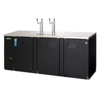 image of Everest EBD4-24 89" Direct Draw Keg Refrigerator, 4 Keg