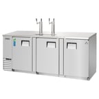 image of Everest EBD4-SS 89" Direct Direct Draw Keg Refrigerator, Stainless Steel, 4 Keg