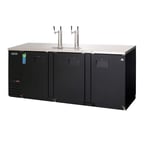 image of Everest EBD4 89" Direct Draw Keg Refrigerator, 4 Keg