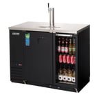 image of Everest EBDS2-BBG-24 49" Back Bar & Direct Draw Keg Refrigerator Combo, 1 Keg