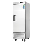 image of Everest EBR1 27" One Section Reach-In Refrigerator w/ Solid Full Door, Bottom Mount, Stainless Steel, 21 cu. ft.
