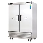 image of Everest EBRF2 54" 2-Section Reach-In Refrigerator/Freezer Combo w/ 2 Solid Doors, Bottom Mount