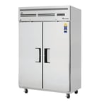 image of Everest ESF2 49" Two Section Reach-In Freezer w/ 2 Solid Doors, Top Mount, 48 cu. ft.