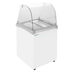 image of Excellence EDC-4CHC 25" Curved Glass Ice Cream Dipping Cabinet