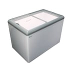 image of Excellence HB-14HCD 52" Dual Temp Glass Chest Refrigerator/Freezer, 13.8 cu. ft.