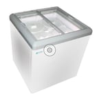 image of Excellence HB-7HCD 32" Dual Temp Glass Chest Refrigerator/Freezer, 7.4 cu. ft.