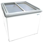 image of Excellence SPOT-4HCD 36" Dual Temp Glass Chest Refrigerator/Freezer, 8.3 cu. ft.