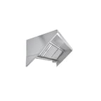image of HoodMart 0948SSBC 9' x 30" Food Truck/Concession Trailer Hood Only, 4" Front 18" Back