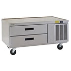 image of Delfield F2936CP-1 36" 1-Section Low Profile Refrigerated Chef Base w/ 2 Drawers