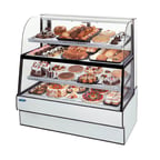 image of Federal Industries CGR3660DZH 36" Horizontal Dual Zone Dry / Refrigerated Bakery Case