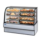 image of Federal Industries CGR7748DZ 77" Vertical Dual Zone Dry / Refrigerated Bakery Case