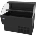 image of Federal Industries ELPRSS-3 34" Elements Low Profile Self-Serve Refrigerated Merchandiser, One Shelf, Horizontal Case, w/ Night Curtain, 8 cu. ft.