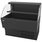image of Federal Industries ELPRSS-4 46" Elements Low Profile Self-Serve Refrigerated Merchandiser, One Shelf, Horizontal Case, w/ Night Curtain, 11 cu. ft.