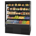image of Federal Industries RSSL578SC 59" Refrigerated Self-Serve Slim-Line High Profile Specialty Merchandiser, 4 Shelves, w/ Night Curtain, 26.82 cu. ft.