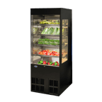 image of Federal Industries RSSM3078SC 30" Vertical Open Air Merchandiser, Laminate Exterior, Self-Contained, 4 Shelves