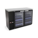 image of Fagor Refrigeration FBB-24-48G Refrigerated Back Bar Cabinet w/ 2 Glass Doors, 4 Shelves