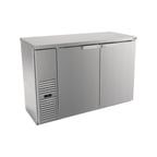 image of Fagor Refrigeration FBB-24-48S Refrigerated Back Bar Cabinet w/ 2 Solid Doors, 4 Shelves