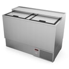 image of Fagor FGF-50S 49.63" Stainless Steel Glass & Plate Chiller, 234 Mugs Capacity