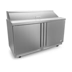 image of Fagor Refrigeration FST-60-16-N 60" Sandwich / Salad Prep Table w/ 2 Doors, 16 Pans