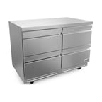 image of Fagor Refrigeration FUR-48-D4-N 48" Undercounter Refrigerator w/ 4 Drawers, 16.7 cu. ft.