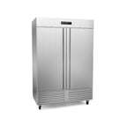 image of Fagor Refrigeration QVF-2-N 56" Two Section Reach-In Freezer w/ 2 Solid Doors, Stainless Steel, 52 cu. ft.