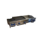 image of Comstock-Castle FHP72-30T-2.5RB 72" Countertop Hotplate/Griddle/Charbroiler Combos, 276.000 BTU