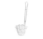image of FMP 226-1098 Nickel-Plated Steel Taco Salad Bowl Maker, Full Bowl, Molds From 8"-16" Tortillas