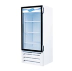 image of Fogel USA VR-15-HC 29" One Glass Door Refrigerated Merchandiser in White, 15 cu. ft.