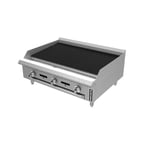 image of Fortress FGCB36 36" Countertop Gas Radiant Charbroiler w/ (3) Burners, 90.000 BTU