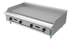 image of Fortress FGMG48 48" Countertop Manual Gas Griddle with 3/4" Steel Plate, 120.000 BTU