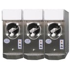 image of Frosty Factory 115R 3/1 Cylinder Type Frozen Drink Machine,Remote w/(3) 12qt. Hopper (3 Disp/1 Cond)