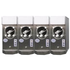 image of Frosty Factory 115R 4/1 Cylinder Type Frozen Drink Machine,Remote w/(4) 12qt. Hopper (4 Disp/1 Cond)