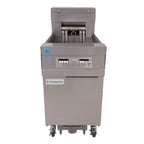 image of Frymaster 11814EF Full Pot Floor Model Electric Fryer w/ Built-In Filtration System, 60-lbs. Fat