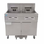 image of Frymaster 21814EF Electric Fryer, (2) 60 lb Vats, Floor Model